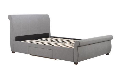 Lancaster Fabric Bed Grey